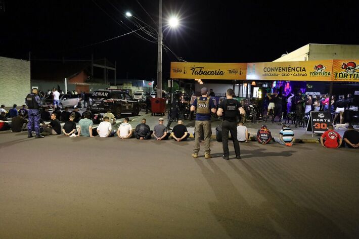 Polícia durante operação