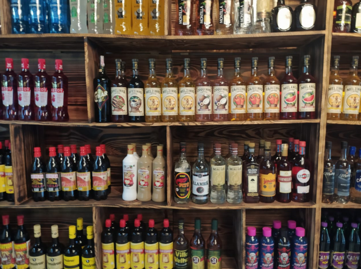 Bebidas apreendidas durante operação