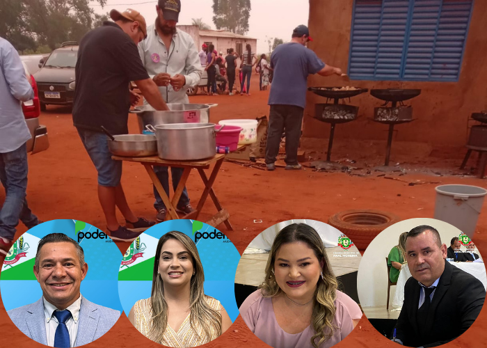Vereadores eleitos serão cassados por, durante o período eleitoral, terem integrado festa em aldeia de Aral Moreira. Montagem: MS Notícias - Fotos: Arquivo