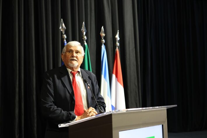 Deputado Zeca do PT durante sua fala