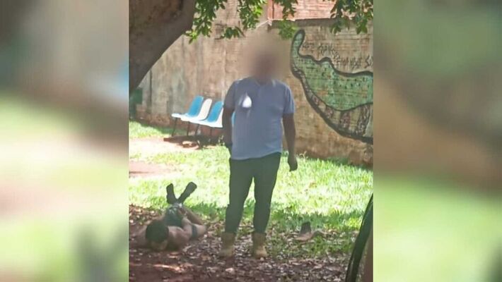 Autor foi detido pelo pai e populares