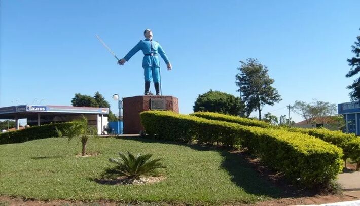 Entrada do município de Antônio João
