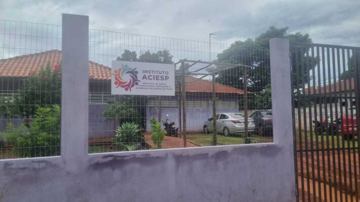 Fachada da ACIESP, instituto de acolhimento a mulheres vítimas de violência doméstica em MS. Foto: Reprodução