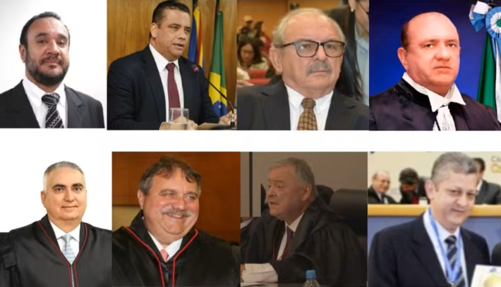 Desembargadores, conselheiro do TCE e advogado são suspeitos de envolvimento em esquema de venda de sentenças no TJMS.  Foto: g1 MS