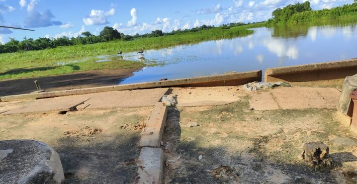 Imagem mostra local onde Jorge foi atacado