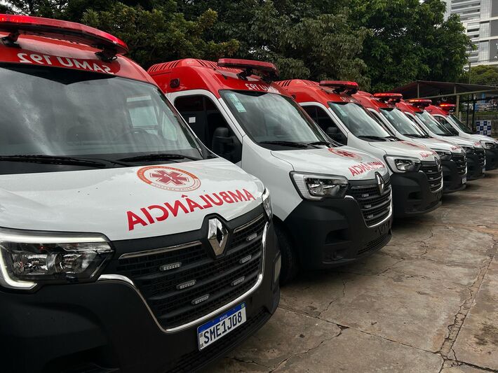 Ambulâncias do Samu entregues em Campo Grande
