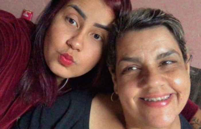 Maria e sua mãe, Patrícia. Foto: Imagem da internet 