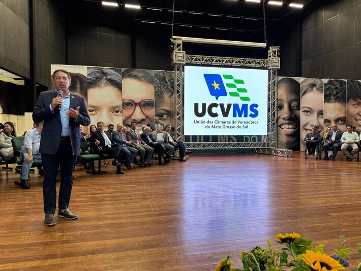 O presidente da ALEMS, Gerson Claro. Foto: Reprodução 