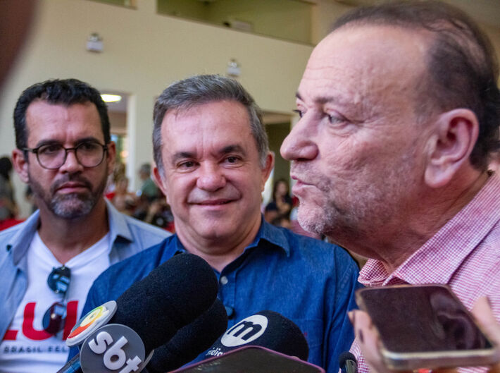Edinho Silva destaca força de Vander Loubet no cenário da política nacional. Foto: Tero Queiroz 