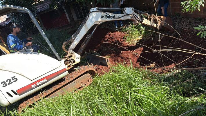 Polícia teve ajuda de maquinário da Sisep