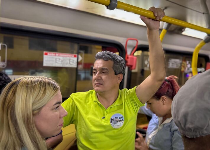Vereador luta por melhores condições do transporte público