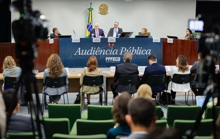 O Supremo Tribunal Federal (STF) realiza o encerramento da audiência pública sobre as emendas parlamentares impositivas. Foto: Fellipe Sampaio /STF