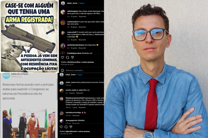 Rafael matou a filha e a esposa a tiros e depois se matou em Limeira (SP). Foto: Rproduções 