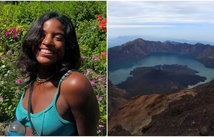 Juliana Marins foi achada morta em trilha de vulcão; Monte Rinjani, na Indonésia, em foto de dezembro de 2014  Foto: Skyseeker/Flickr/Creative Commons