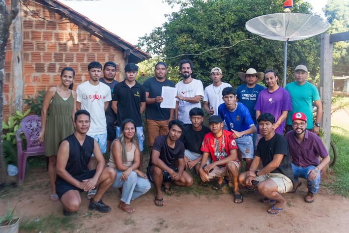 Com dois anos de atuação, grupo de dança Terena agora constitui CNPJ. Foto: Tero Queiroz