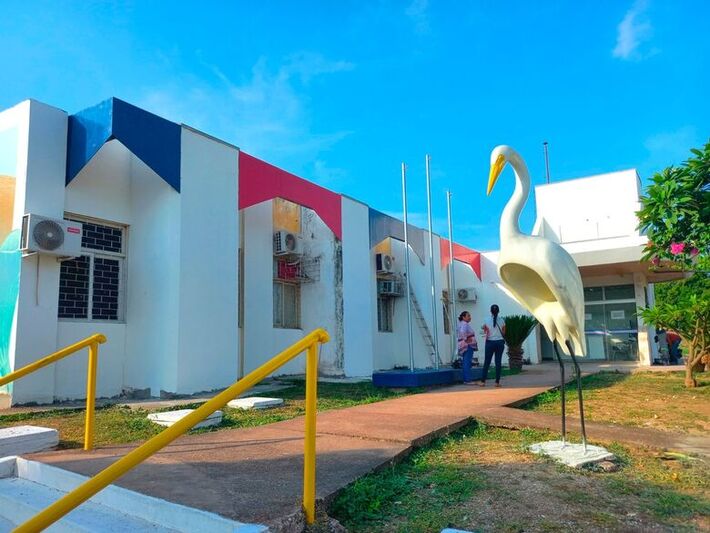 Fachada da prefeitura de Ladário