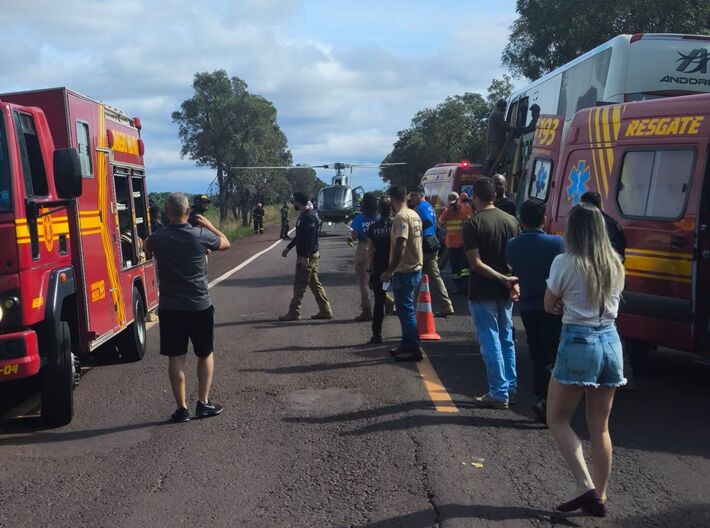 Acidente ocorreu na manhã de domingo, na BR-262