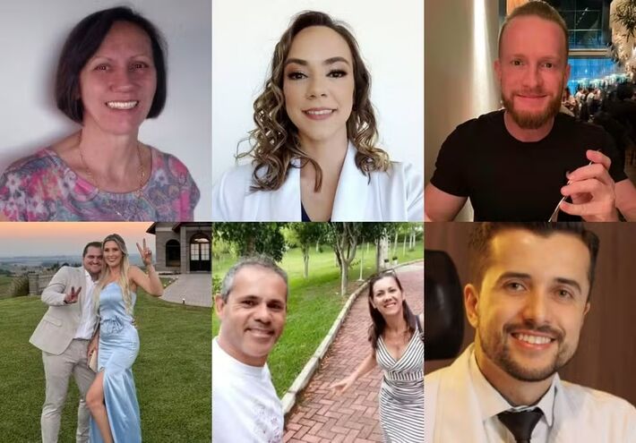 Da esquerda para a direita: Leane Elizabeth Herrmann, Leise Herrmann Parizotto, Leandro Luzzi, Fabio Luiz Izycki, Juliane Jacinta Sawicki, Everaldo da Rocha, Janaina Moreira Soares da Rocha e Andrei Gabriel de Melo.