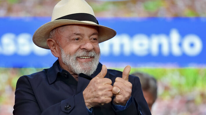 O presidente Lula pode se tornar o único na história a comandar o país por 4 mandatos se reeleito em 2026. Foto: Ricardo Stuckert / PR