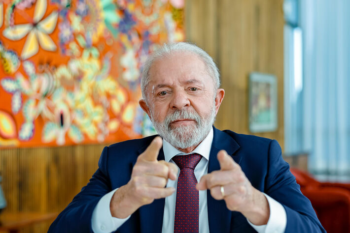 Presidente da República, Luiz Inácio Lula da Silva durante entrevista à CNN. Palácio da Alvorada, Brasília - DF.Foto: Ricardo Stuckert / PR