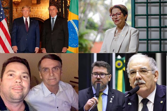 Bolsonaristas celebram ataques de Trump a soberania brasileira. Fotos: Reproduções