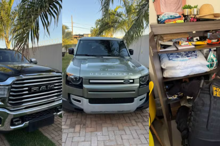 Grupo é investigado pelo envio de drogas e armas escondidas em carros alugados de Mato Grosso para os estados de Goiás, Bahia e Rio de Janeiro.  Foto: Reprodução