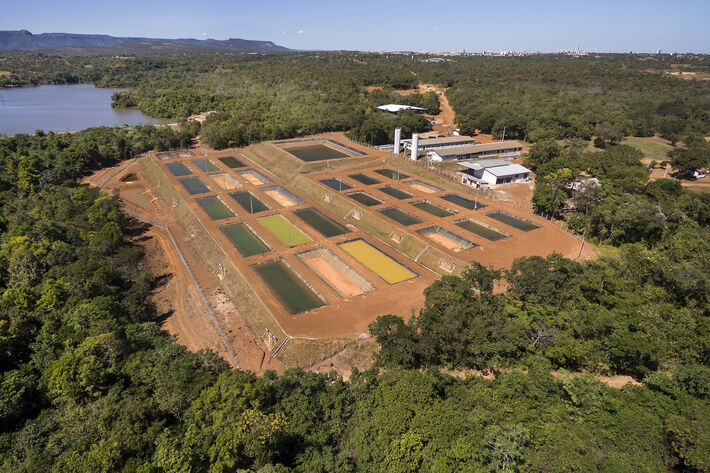 Entre as estruturas de campo, há o Núcleo de Conservação e Coleções de Peixes Nativos. Foto: Jefferson Christofoletti