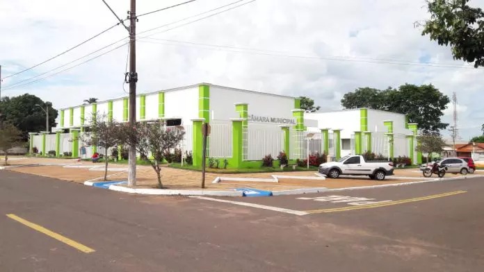 Fachada da Câmara Municipal de Brasilândia