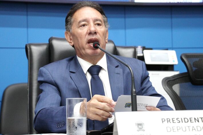 Gerson Claro, presidente da ALEMS. Foto: Reprodução