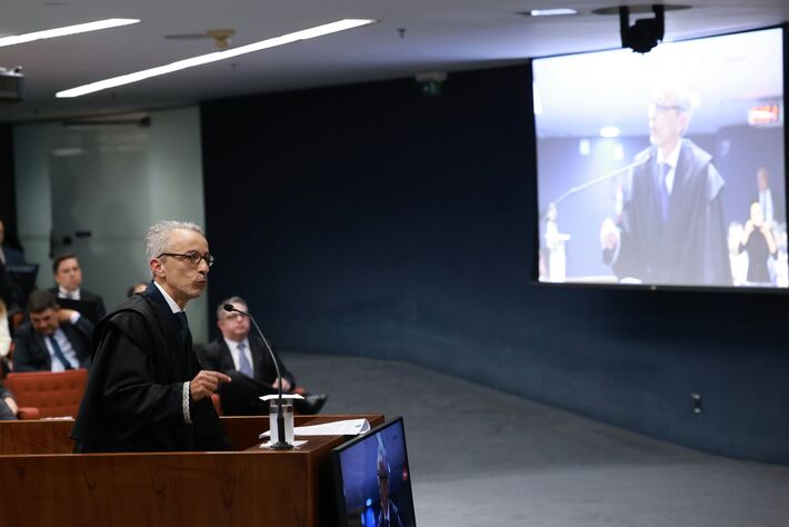 Jair Alves Pereira, advogado de Mauro Cid, durante julgamento da Ação Penal 2668 - Núcleo 1 (Tarde de 02/09/2025). Foto: Luiz Silveira/STF