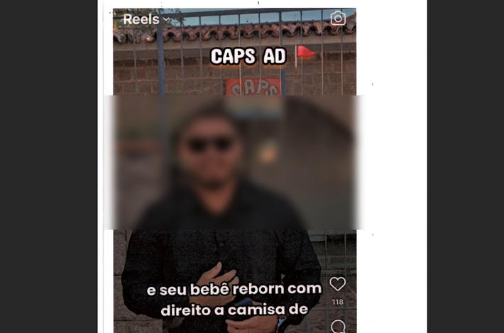 Imagem anexada nos autos mostra vídeo com chacota ao Caps