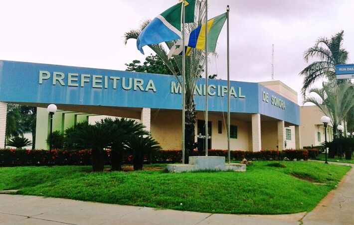 Fachada da prefeitura de Sonora