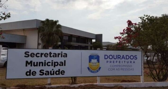 Fachada da Secretaria Municipal de Saúde de Dourados