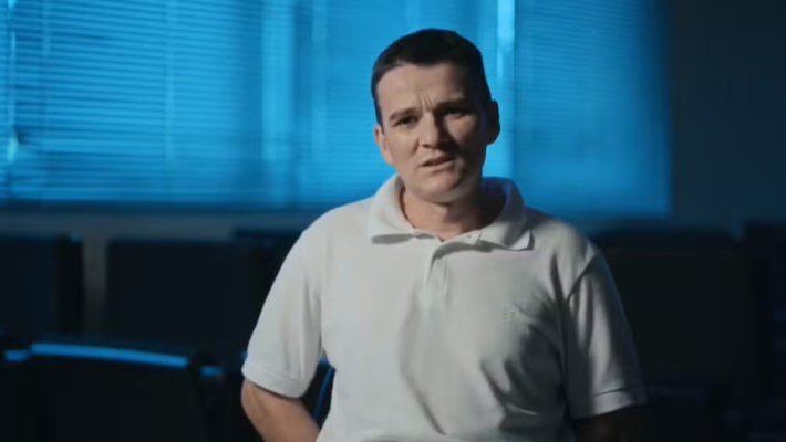 Francisco Mairlon Barros Aguiar em entrevista ao documentário Crime da 113 Sul Foto: Globoplay/Reprodução