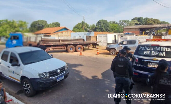 Acidente ocorreu por volta das 7h desta 4ª feira (15.out.25). Leonardo Cabral/Diário Corumbaense