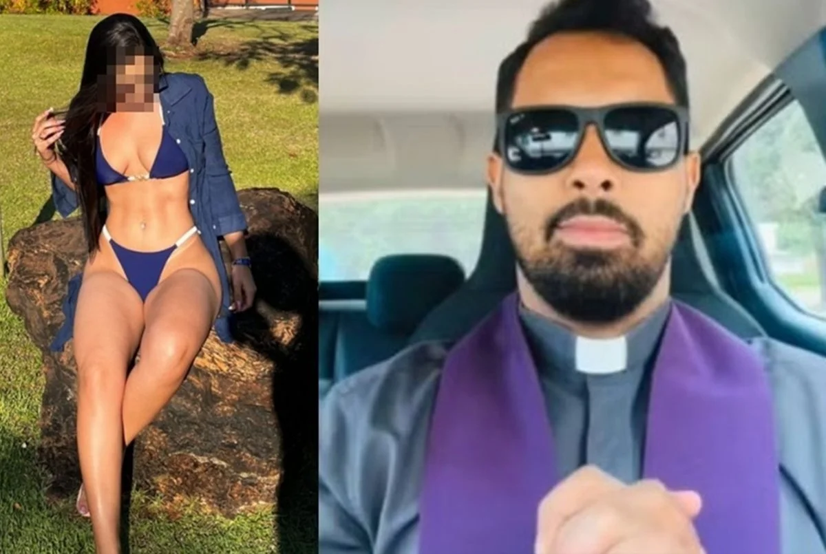 Padre é acusado de ficar com a noiva do fiel. 