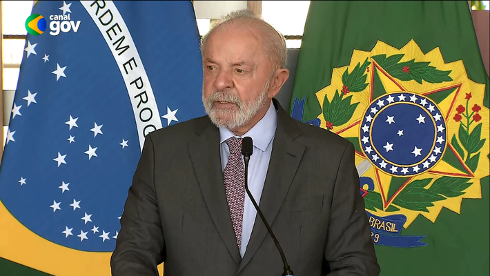 20.10.2025 (Brasília - DF) - O Presidente do Brasil Luiz Inácio Lula da Silva, durante a cerimônia de entrega de Cartas Credenciais.