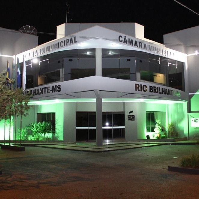 Fachada da Câmara Municipal de Rio Brilhante
