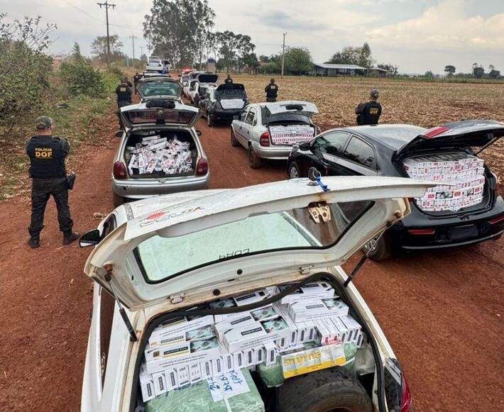 Comboio interceptado em ação policial