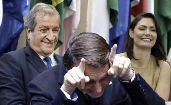 Michele estava cumprindo agenda do PL de Valdemar da Costa Neto. Foto: Reprodução