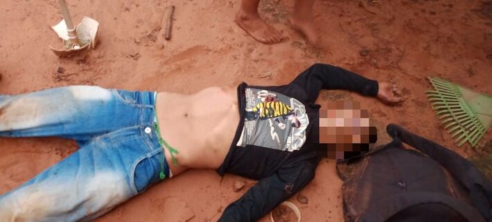 No último domingo (16), Vicente Kaiowá e Guarani foi morto com um tiro na cabeça durante ataque de pistoleiros à retomada de Pyelito Kue. Foto: comunidade de Pyelito Kue
