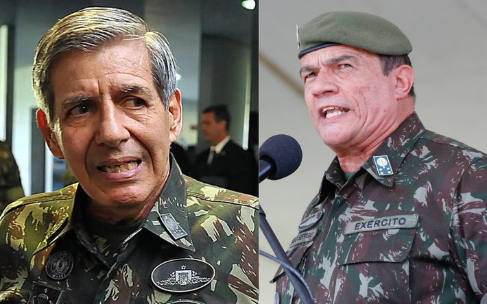 Generais 4 estrelas Augusto Heleno e Paulo Sérgio Nogueira são presos por integrar núcleo que tentou golpe de Estado no Brasil após a derrota de Jair Bolsonaro (PL). Fotos: Arquivo - Agência Brasil - PR 