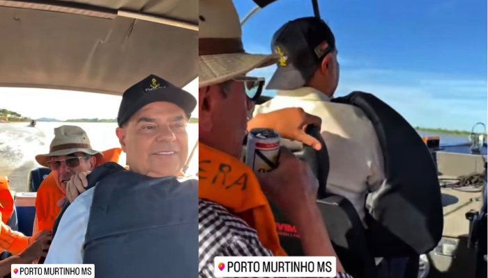 Prefeito posta foto bebendo durante expediente da terça-feira, 18 de novembro de 2025.