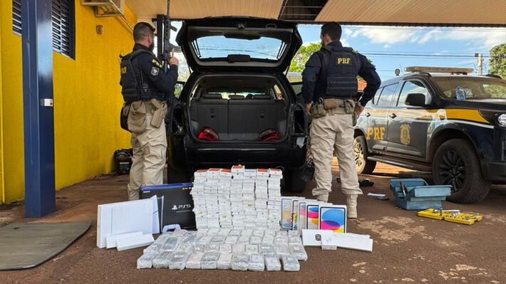 Equipamento foi apreendido pela PRF