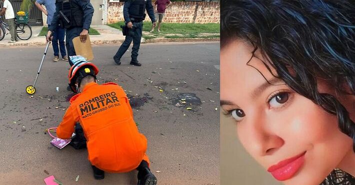Motorista de ônibus escolar atropela e mata acadêmica em Coxim (MS).