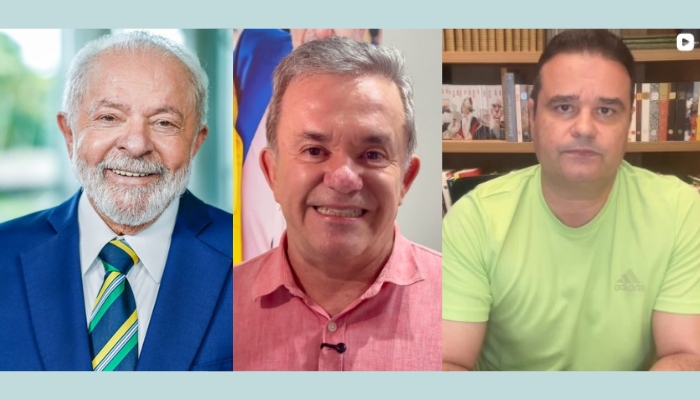 Corrente democrática com reeleição segura de Lula deve ser determinante para a conjuntura e resultados políticos em Mato Grosso do Sul. Fotos: Reprodução