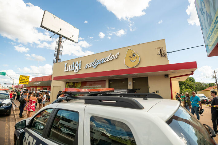 Fachada da Luigi Salgados, local onde um funcionário matou o patrão nesta quarta-feira (21/01/26). Foto: Tero Queiroz.