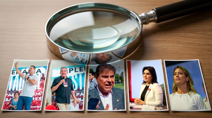 Campo democrático aposta em Vander Loubet e mantém Simone Tebet como prioridade, mas avalia alternativas como Nelsinho Trad e Soraya Thronicke para a segunda vaga. Fotos 1, 2, 3 e 5: Tero Queiroz | Foto da ministra Simone: Reprodução