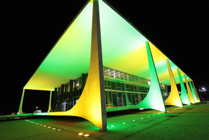 Fachada do STF.