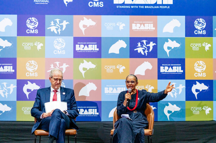 (22.mar.2026)  Ministra Marina Silva e João Paulo Capobianco (MMA/COP15). 